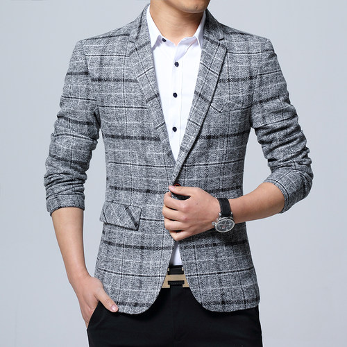 New Mens Blazers Slim Fit Suits for Men Business Formal Blaz