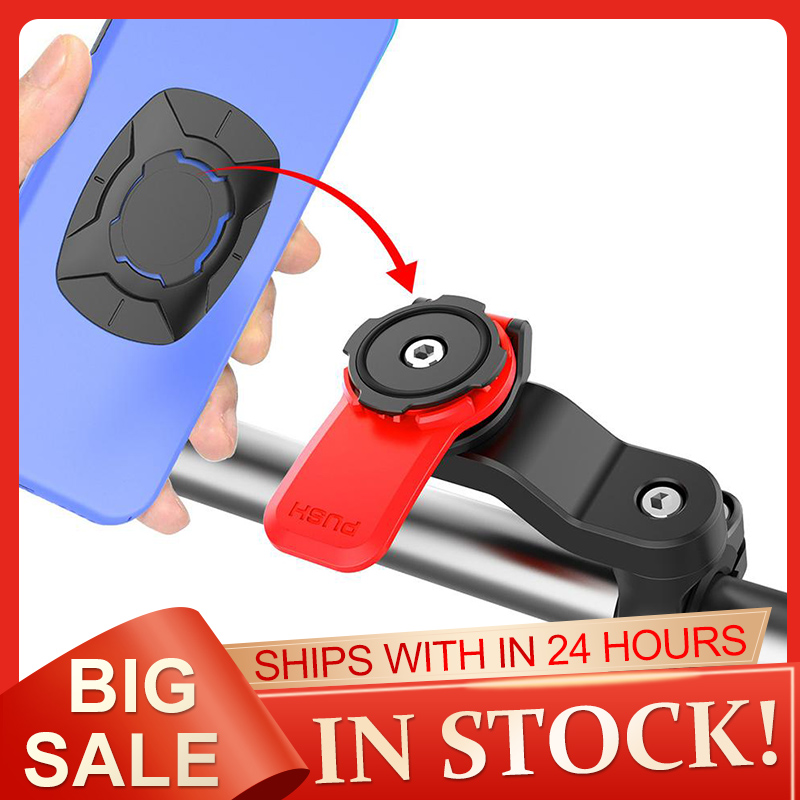 Motorcycle Bike Phone Holder Bicycle Cellphone Stand Adjusta