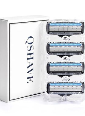 QShave It Blue Series Manual Shaving Razor Blade for Man Bla