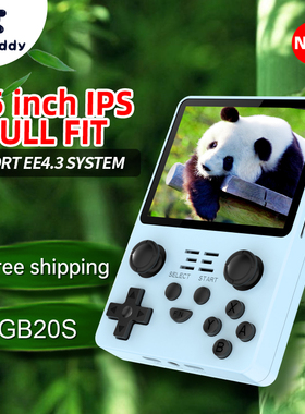 POWKIDDY yeni rgbelde kullan?l?r oyun konsolu 3.5 Retro a??k