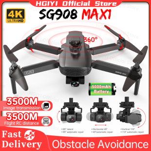 HGIYI SG908 Max Drone 4K Profesional 3-Axis Gimbal Obstacle