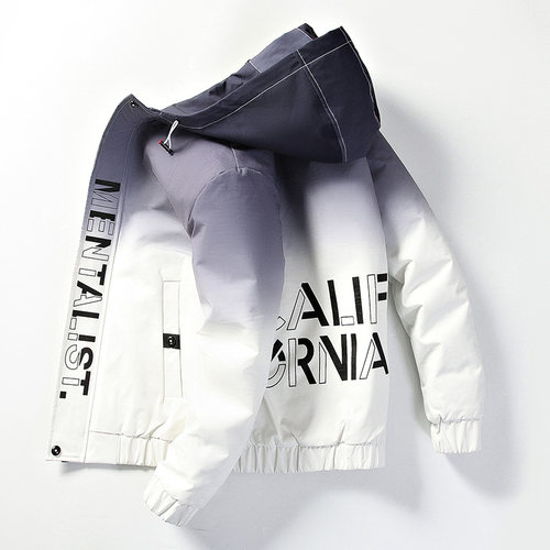 Men's Autumn Winter Casual Fashion Patchwork Hoodie Multi-Po