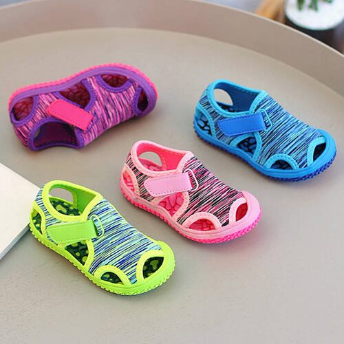 Kids Sandals Summer Kids Baby Girls Boys Non-slip Outdoor Sn