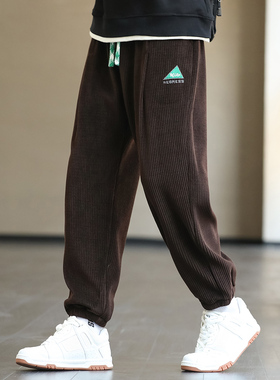New Men's Sweatpants Baggy Joggers Fashion Corduroy Hip Hop