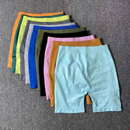 Seamless High Waist Yoga Shorts Push Up Running Shorts Scrun