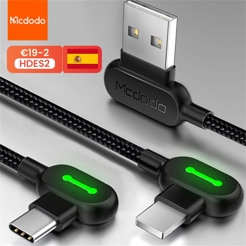 MCDODO 3A USB Type C Cable Micro USB Fast Charging Phone Cha