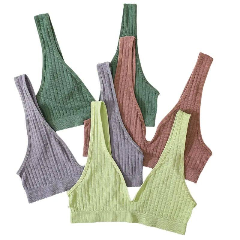 Deep V-neck Seamless Bra Push Up Bras For Women Bralette Sex