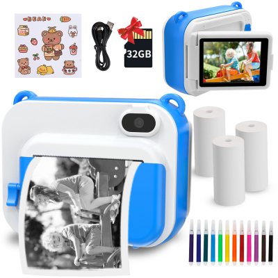Instant Print Camera for Kids Portable Digital Creative Prin