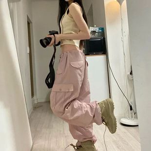 Y2K Cargo Pants Women Baggy Trousers 2022 Fall Setwear Fairy