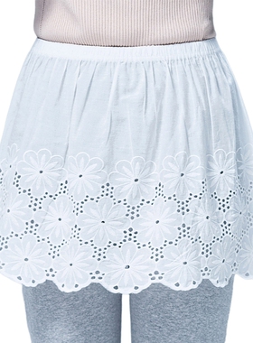 Women Shirt Extender for Sweatshirt Sweater Hollow Out Embro