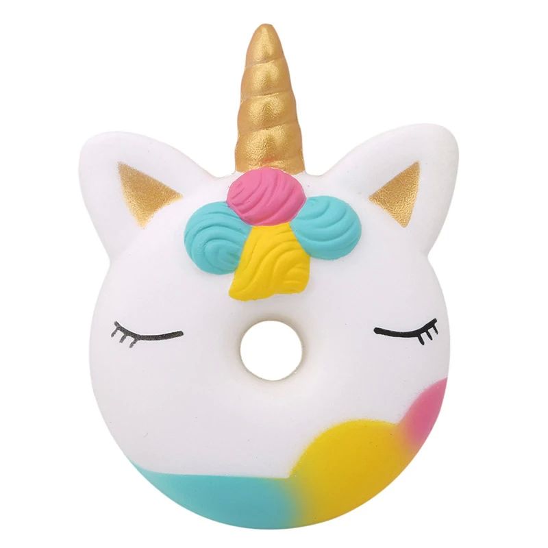 Jumbo Kawaii Unicorn Donut Squishy Cake Bread Squishies Crea