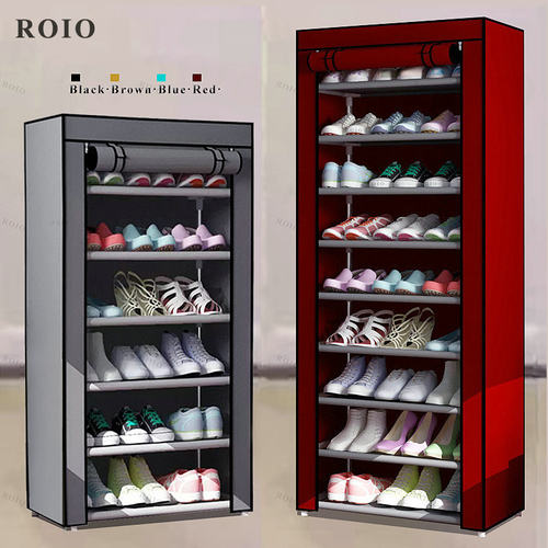 Multi-layer Simple Shoe Rack Entryway Space-saving Shoe Orga