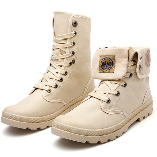 Men Military Boots Outdoor Fashion  High Top Shoes Men Casua