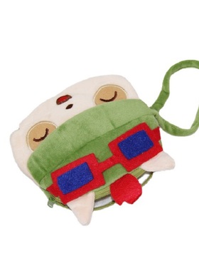 New Cute Teemo Anime Cartoon Wallet Coin Purse Manga Flannel