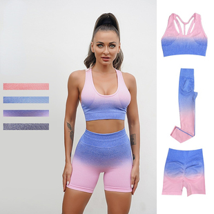 Sport Set Women Tracksuit Fitness Yoga Set Tie-dye Workout C