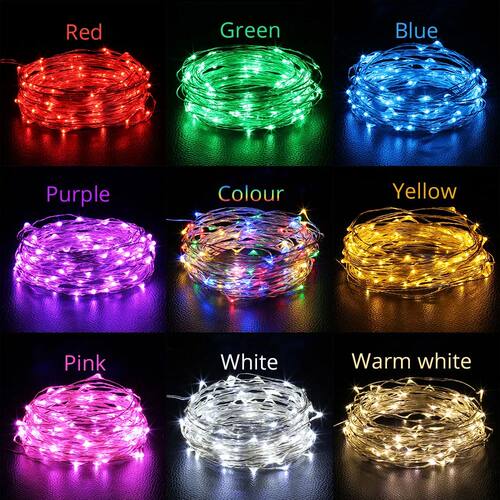 2M 3M 5M 10M Led Lights Chain Copper Wire USB Or Battery Pow