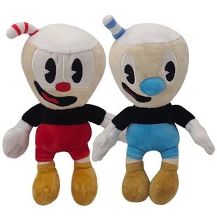 Anime Game 25cm Cuphead Plush Kawaii Muan Soft Peluche Stuff