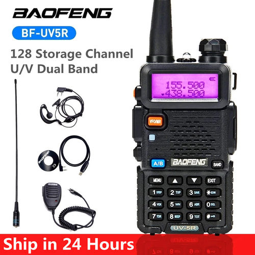 Baofeng Original UV5R Walkie Talkie Dual Band 136-174Mhz & 4