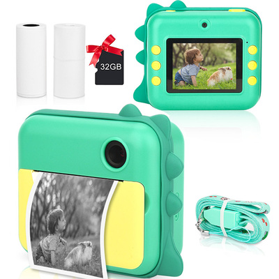 Children Instant Camera Print Camera 1080P Video Photo Digit