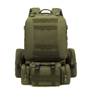 50L Tactical Backpack,Men's Military Backpack,4 in 1Molle Sp