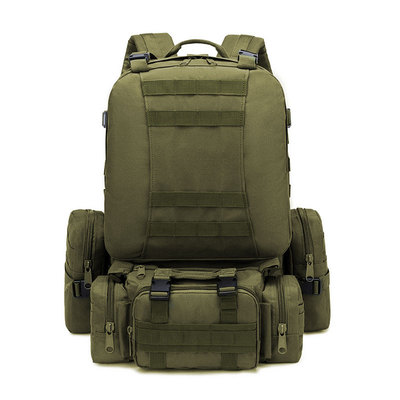 50L Tactical Backpack,Men's Military Backpack,4 in 1Molle Sp
