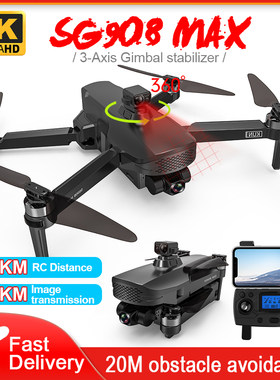 ZLL SG908 MAX Drone 4K Profesional HD Camera Drone 2.4G WiFi