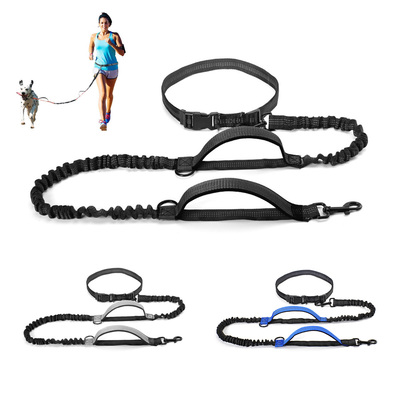 High Qulity Retractable Hands Free Dog Leash For Running Dua