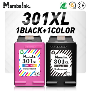 Mambaink Ink Cartridges Remanufactured For HP 301 XL HP301 H