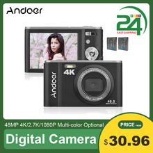 Andoer  Digital Camera 48MP 4K 16X Zoom Self-Timer 128GB Ext