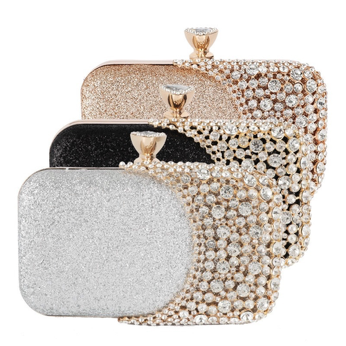 New Women Diamond Evening Clutch Bags Women Purse Banquet W