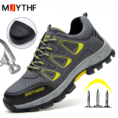 Work Sneakers Men Indestructible Steel Toe Work Shoes Safety