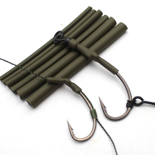 30PCS Carp Fishing Accessories Matte Silicone Heat Shrink Tu