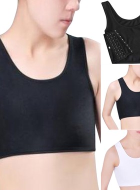 solid summer Fashion Compression Chest Binder Tanks Women Sl