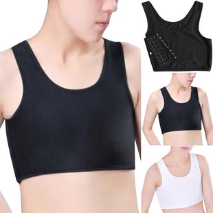 solid summer Fashion Compression Chest Binder Tanks Women Sl