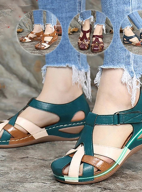 Fashion Women Sandals Waterproo Sli On Round Female Slippers