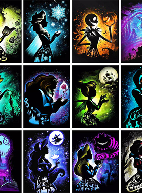 Diy 5D Diamond Painting  Princess Alice In Wonderland Elf Mo