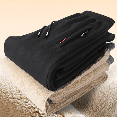 Men's Winter Lamb Wool Thickened Warm Sportswear Men's New