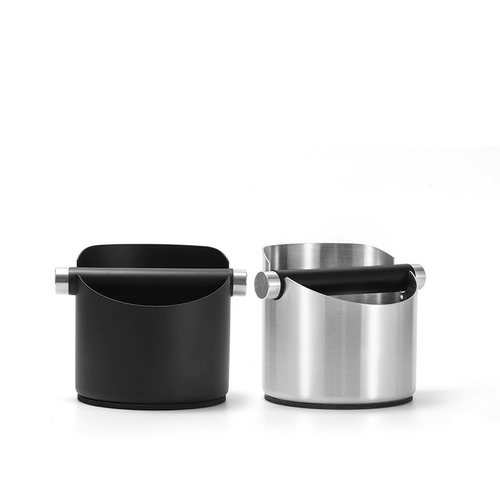 Stainless Steel Coffee Grounds Box Detachable Italian Semi-a