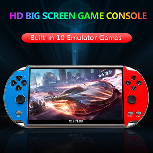 Inch Screen Handheld 4.3 5.1 Console Plus Game 7.1 X12