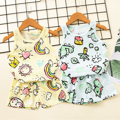 Baby Kids Pajamas Sets Cotton Boys Pajamas For Girls Sleevel