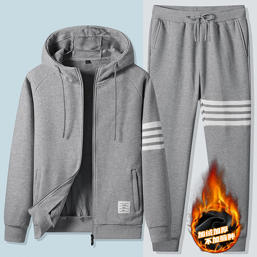 Men Clothing 2022 Korean Fashion New Winter Men Sets Two Pie