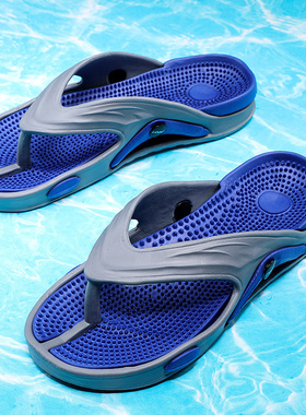 Summer Men's Flip-flops Massage Granule Men Slippers Comfort