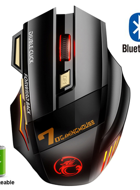 Rechargeable Wireless Mouse Bluetooth Gamer Gaming Mouse Com