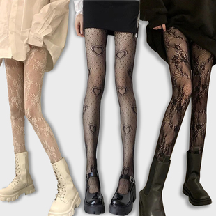 Gothic Tights Women Leggings Lolita Hollowed Out Mesh Stocki