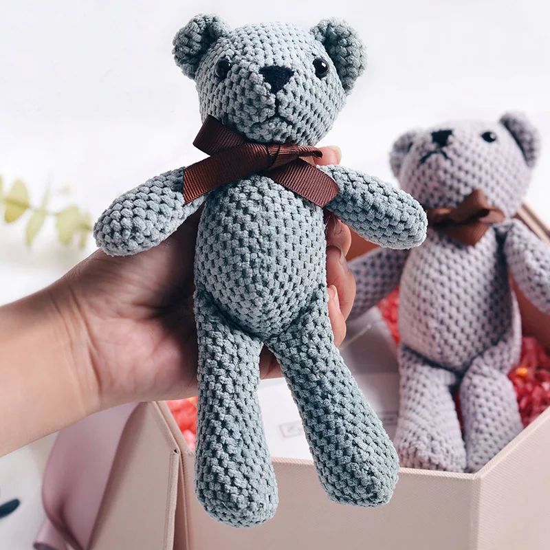 16cm Soft Bear Plush Toys Cute bear Pendant Dolls Gifts Birt