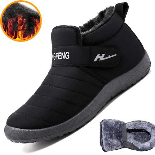 Lovers Shoes New Winter Men Shoes Snow Boots Loafers Warm F