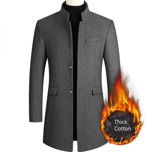 New Winter Fashion Men Slim Fit Long Sleeve Cardigans Blends