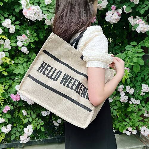 Shoulder Bag for Women 2023 Autumn and Winter Cotton Hemp La
