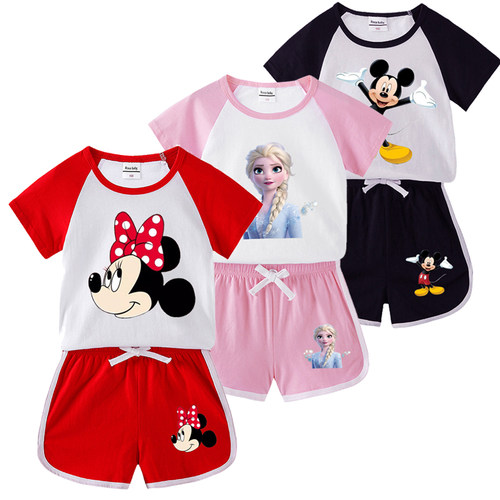 2023 Casual Baby Kids Sport Clothing  Minnie Mouse Clothes S