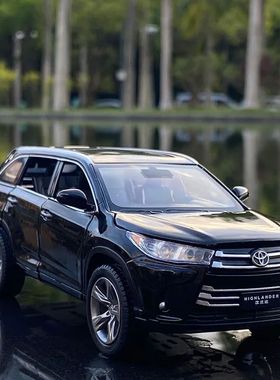 1:32 Toyota Highlander SUV Alloy Car Model Diecasts & Toy Me